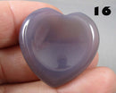 You Choose!  Gemstone Heart Worry Stones