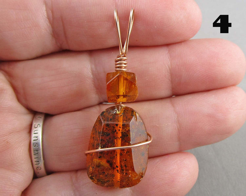 You Choose!  Handmade Wire Wrapped Pendants by Tegan!