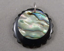 Abalone Shell Pendant (Vintage) H094-16