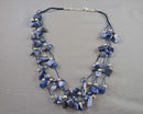 Sodalite Gemstone Necklace (Vintage) H094-23