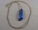 Aura Quartz Pendant Necklace (Vintage) H094-25