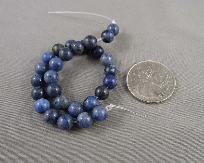 Dumortierite Beads Round (Various Sizes)