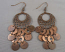 Copper Earrings (Vintage) H095-8