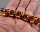 Amber Nugget Beads 6mm C763