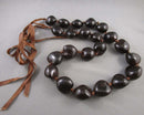 Hawaiian Kukui Nut Necklace Vintage H007-13