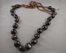 Hawaiian Kukui Nut Necklace Vintage H007-13