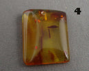 You Choose!  Amber Drilled Cabochon
