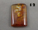 You Choose!  Amber Drilled Cabochon