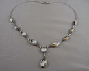 Agate Reversible Necklace (Vintage) H097-1