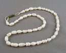 Pearl Gemstone Necklace (Vintage) H097-6