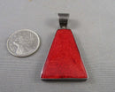 Sponge Coral Gemstone Pendant 925 Sterling Silver  H059-3