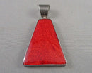 Sponge Coral Gemstone Pendant 925 Sterling Silver  H059-3