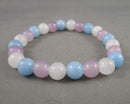 Pastel Quartz Gemstone Bracelet H059-4 (Vintage)