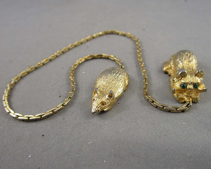 Vintage Cat & Mouse Book Mark H059-7