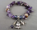 Amethyst Bracelet Vintage H059-17