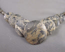 Jasper Gemstone Necklace (Vintage) H098-9