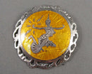 Siam Sterling Silver Brooch Mekkala Goddess of Lightening (Vintage) H098-13