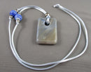 Pretty Glass Pendant Necklace (Vintage) H098-14