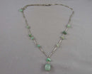 Aventurine Gemstone Necklace (Vintage) H098-16