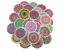 Mandala Stickers Pack - Waterproof PVC Stickers 50pc J054