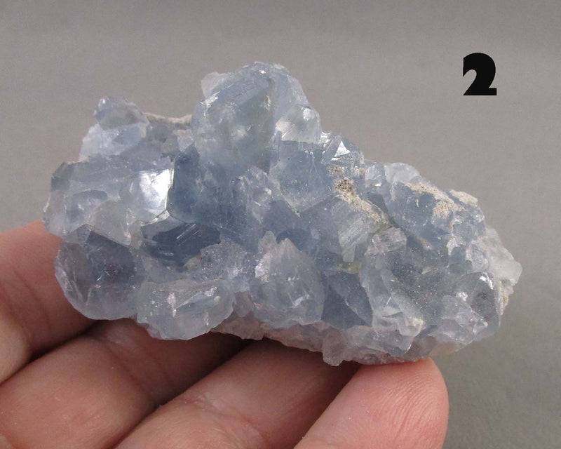You Choose! Blue Celestite Crystal Cluster 1pc