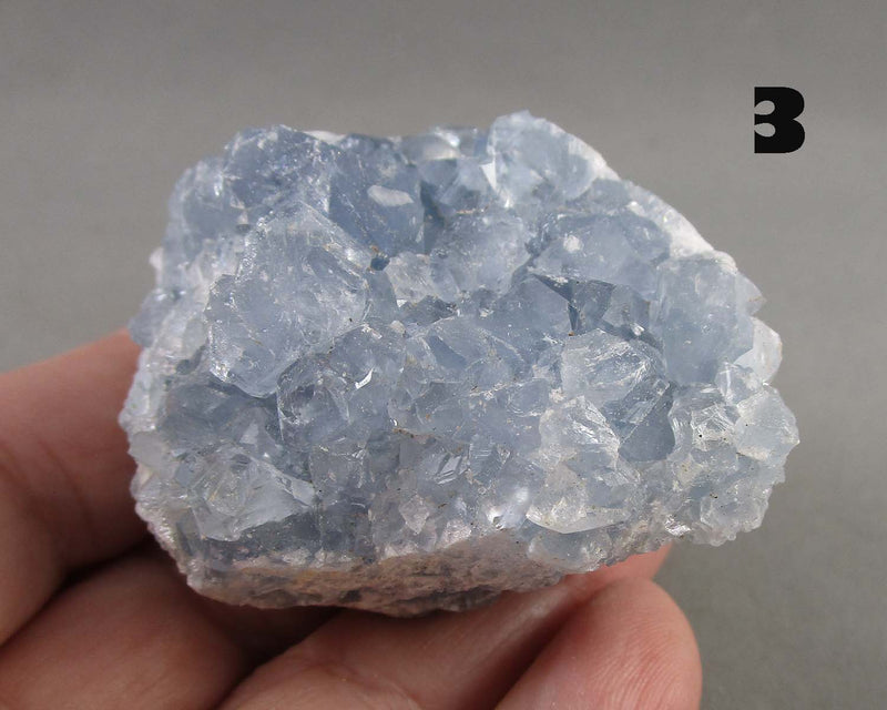 You Choose! Blue Celestite Crystal Cluster 1pc