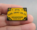 Ouija Board "Hoe Don't Do It" Enamel Pin 1pc (BIN 56)