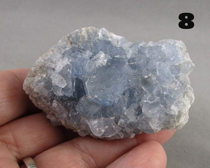 You Choose! Blue Celestite Crystal Cluster 1pc