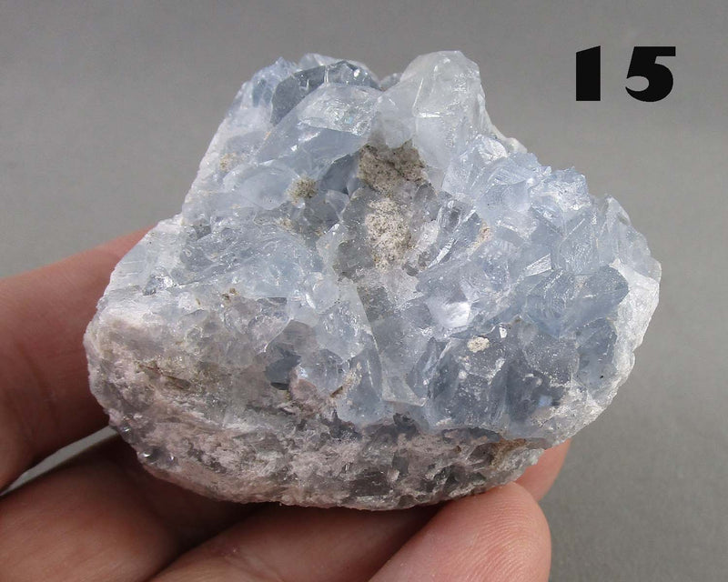You Choose! Blue Celestite Crystal Cluster 1pc