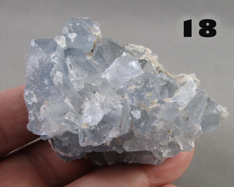 You Choose! Blue Celestite Crystal Cluster 1pc