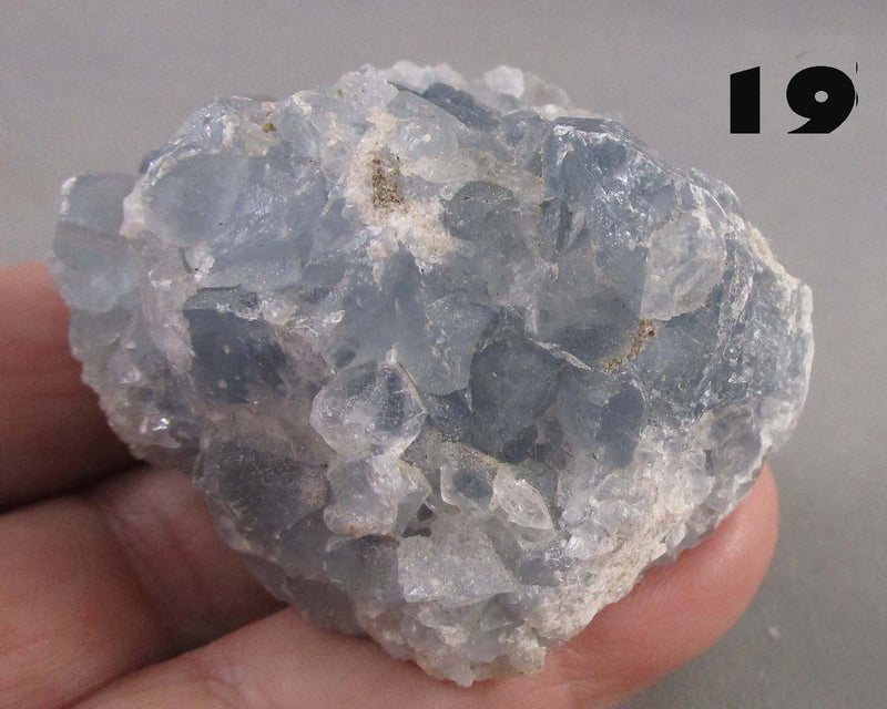 You Choose! Blue Celestite Crystal Cluster 1pc