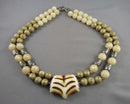 Acrylic Tribal Necklace Vintage H099-7