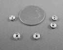 Clear Rhinestone Rondelle Spacer Beads 5mm 20pcs C387