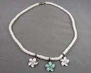 Shell Flower Necklace (Vintage) H081-4