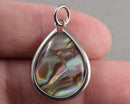 Abalone Gemstone Pendant (Vintage) Z018
