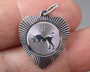 925 Sterling Silver Taurus Pendant (Vintage) H100-4