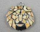 Lee Sands Coral Lion Head Pendant H100-11