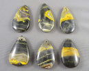 You Choose! Bumble Bee Jasper Drilled Pendant Cabochon