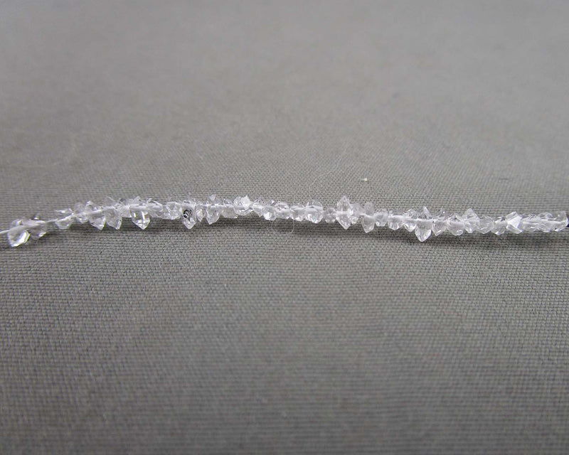 Mini Herkimer Diamond Drilled Beads C576