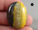 You Choose! Bumble Bee Jasper Cabochon 30x22mm