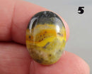 You Choose! Bumble Bee Jasper Cabochon 20x15mm
