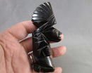 Goldsheen Obsidian Aztec Statue (Vintage) 1pc H017-3