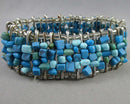 Blue Howlite Bracelet 1pc H017-10