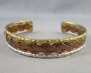 Brass & Copper Bracelet Cuff H100-28