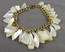Mother of Pearl Gemstone Bracelet (Vintage) H100-29