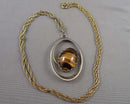 Tiger Eye Gemstone Necklace H017-16