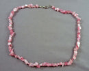 Pink Cat's Eye Necklace (Vintage) H101-3