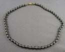 Hematite Gemstone Necklace (Vintage) H101-4
