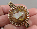 Opal Gemstone Scarf Clip (Vintage) H102-11
