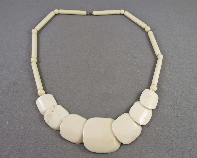 Bone Necklace 1pc (Vintage) H044-10